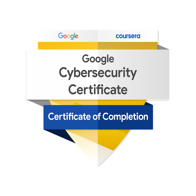 Cybersecurity Certificate Badge